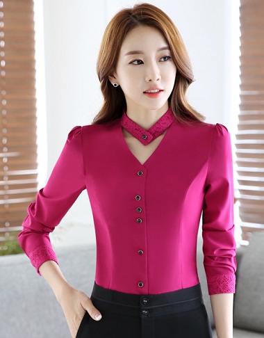 長(zhǎng)袖女士襯衫定制
